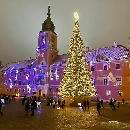 Apartment Metro X2 Fast Wifi 400 Mbs 70'tv Netflix Hbo Max Appletv+ Disney+ Warsaw